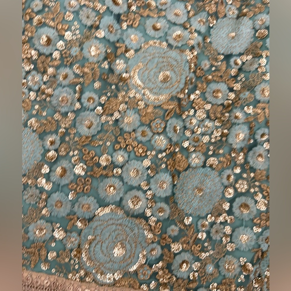 Mint Dhoti salwar suit Indian Punjabi - Picture 7 of 7